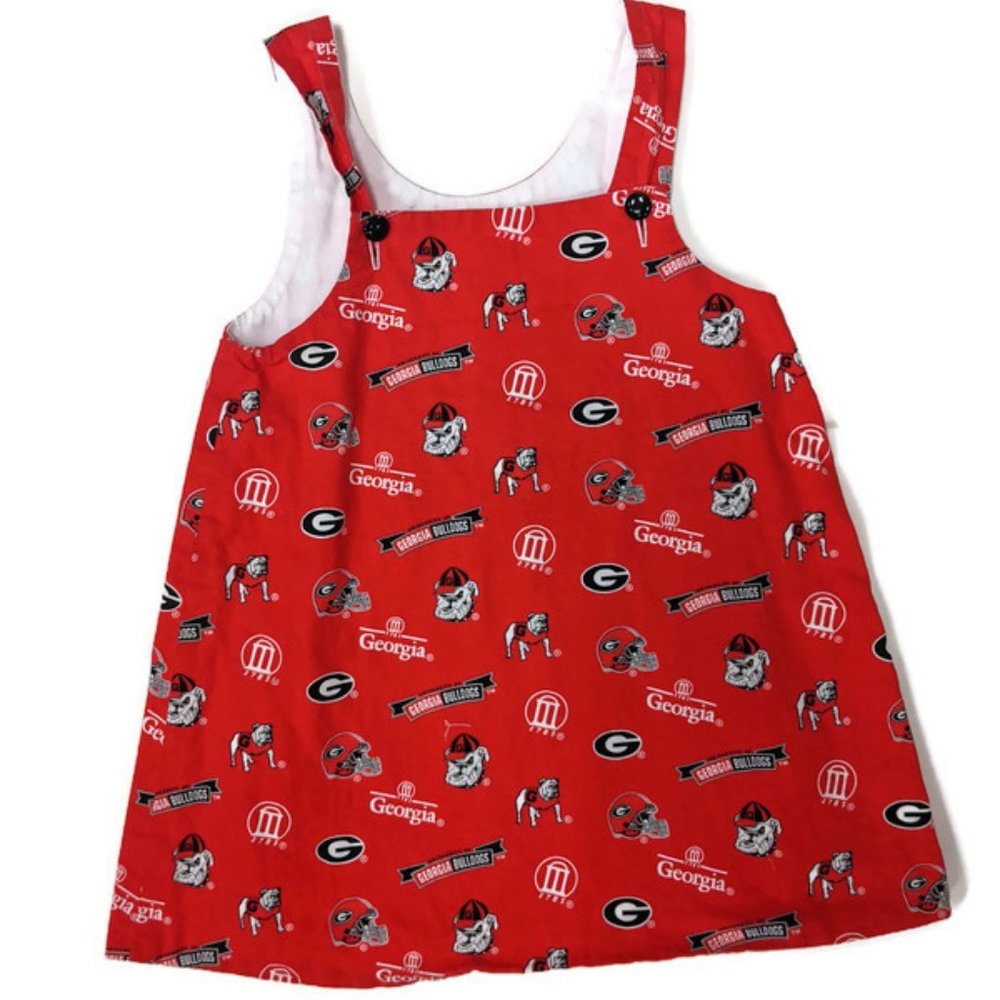 UGA Girl's Smock Dress